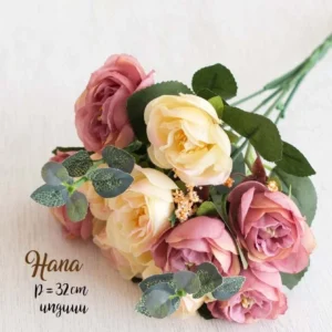 Bunga camelia mix eukaliptus gaya eropa